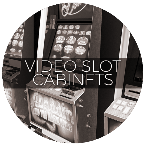 Video slot cabinets